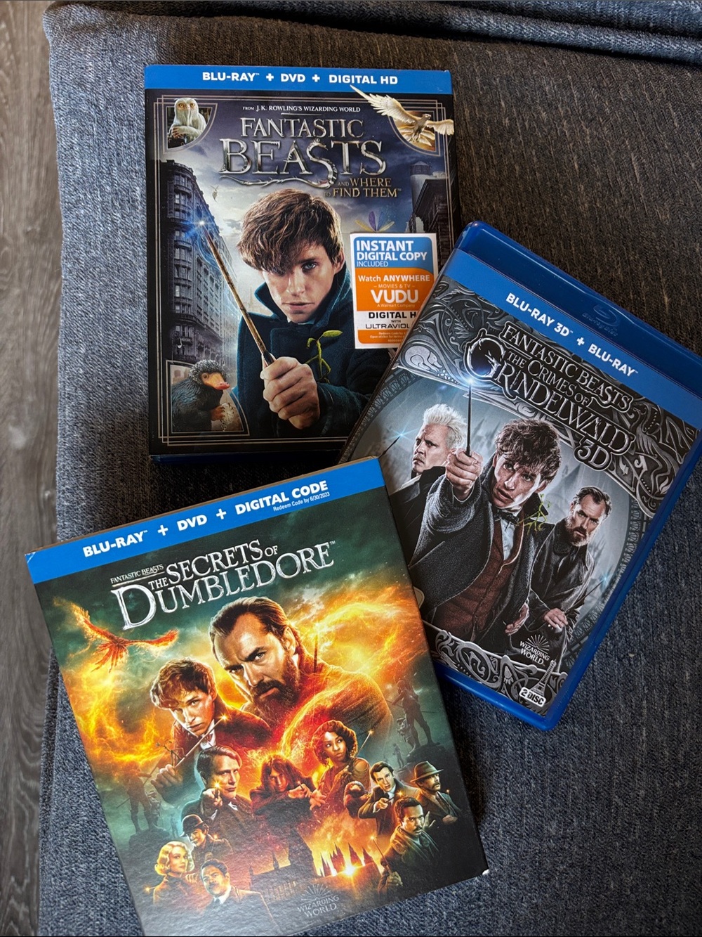 Fantastic Beasts 3 Movie Blu-ray Collection